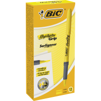 Маркер Bic текстовиділювач Grip, жовтий (bc811935) Diawest