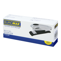Степлер Buromax металевий МІНІ, 12 аркушів, (скоби №10), 110 х 25 х 45 мм, синій (BM.4150-02) Diawest