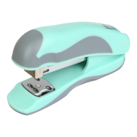 Степлер Buromax пластиковий PASTEL, 20 аркушів, (скоби №24, 26), 111 х 62 х 32 мм, м'ятний (BM.4215-38) Diawest