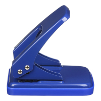 Діркопробивач Buromax металевий, до 25 аркушів, 122 х 108 х 54 мм, синій (BM.4030-02) Diawest