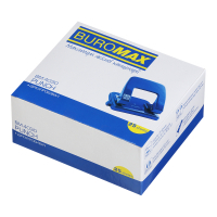Діркопробивач Buromax металевий, до 25 аркушів, 122 х 108 х 54 мм, синій (BM.4030-02) Diawest