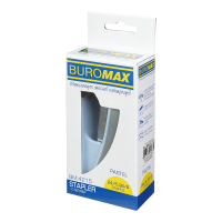 Степлер Buromax пластиковий PASTEL, 20 аркушів, (скоби №24, 26), 111 х 62 х 32 мм, блакитний (BM.4215-14) Diawest