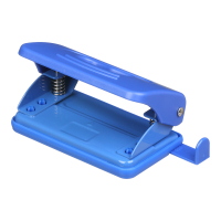 Діркопробивач Buromax пластиковий, до 10 аркушів, 120 х 58 х 59 мм, синій (BM.4015-02) Diawest