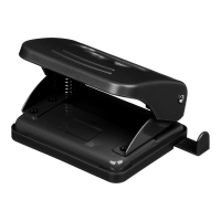 Діркопробивач Buromax пластиковий, до 20 аркушів, 120 х 82 х 53 мм, чорний (BM.4017-01) Diawest