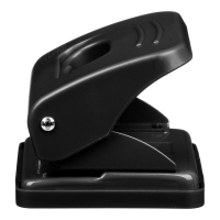 Діркопробивач Buromax пластиковий, до 20 аркушів, 120 х 82 х 53 мм, чорний (BM.4017-01) Diawest