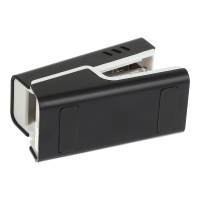 Степлер Buromax пластиковий МІНІ, 20 аркушів, (скоби №24; 26), 67,4 х 32,2 х 43,1 мм, чорний (BM.4218-01) Diawest