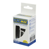 Степлер Buromax пластиковий МІНІ, 20 аркушів, (скоби №24; 26), 67,4 х 32,2 х 43,1 мм, чорний (BM.4218-01) Diawest