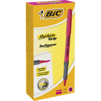 Маркер Bic текстовиділювач Grip, рожевий (bc811934) Diawest