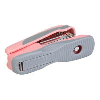 Степлер Buromax пластиковий PASTEL, 20 аркушів, (скоби №24, 26), 111 х 62 х 32 мм, рожевий (BM.4215-10) Diawest