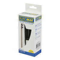 Степлер Buromax пластиковий, 20 аркушів, (скоби №24; 26), 129,6 x 38,9 x 59,2 мм, білий (BM.4217-12) Diawest