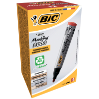 Маркер Bic перманентний, червоний (bc8209133) Diawest