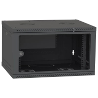 Шафа настінна Ipcom 4U, 600*350, RAL9005 (СН-4U-060х035-ДС-9005) Diawest