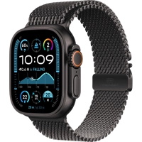 Смарт-годинник Apple Watch Ultra 2 2024 GPS + Cellular 49mm Black Titanium Case with Black Titanium Milanese Loop - L (MX5V3UL/A) Diawest