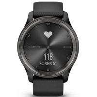 Смарт-годинник Garmin vivomove Trend, Black, Silicone, GPS (010-02665-00) Diawest