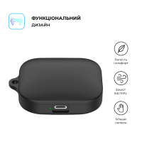 Чохол для навушників Armorstandart Hang Case для Xiaomi Redmi Buds 5 Black (ARM79949) Diawest