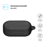 Чохол для навушників Armorstandart Hang Case для OPPO Enco Buds2 Pro Black (ARM79935) Diawest