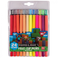 Фломастери Yes Minecraft 24 кольорів (650554) Diawest