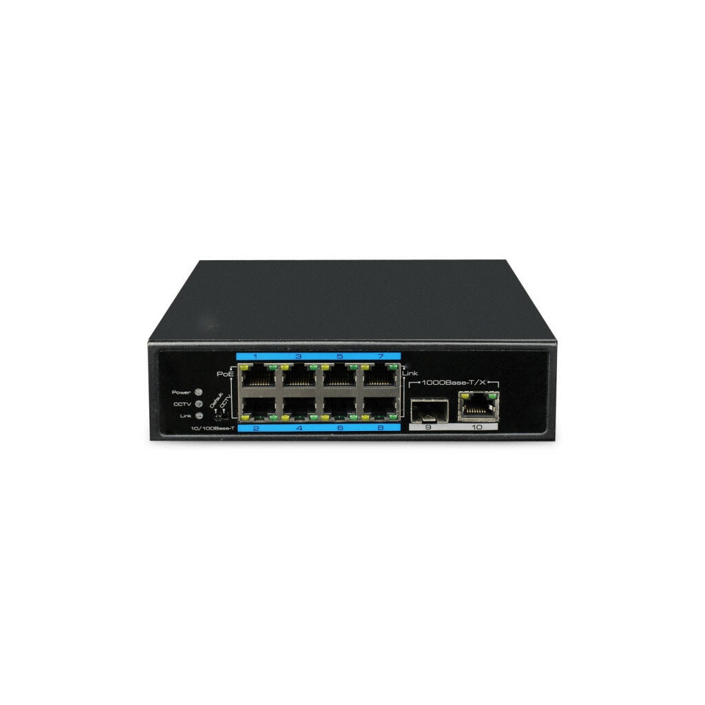 Комутатор мережевий FoxGate S6008-GS-I-AI POE Diawest