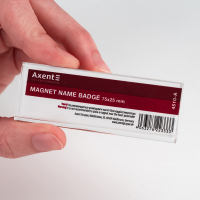 Бейдж Axent акриловий на магніті 4510 (75х25 мм) (4510-A) Diawest