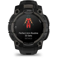 Смарт-годинник Garmin Instinct 3, 45mm, AMOLED, Black Bezel with Black Band, GPS смарт-годинник (010-02936-00) Diawest
