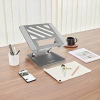 Підставка до ноутбука OfficePro LS797G Aluminum alloy Gray (LS797G) Diawest
