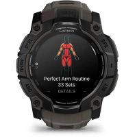 Смарт-годинник Garmin Instinct 3, 50mm, AMOLED, Black Bezel with Charcoal Band, GPS смарт-годинник (010-03020-00) Diawest