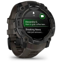 Смарт-годинник Garmin Instinct 3, 50mm, AMOLED, Black Bezel with Charcoal Band, GPS смарт-годинник (010-03020-00) Diawest