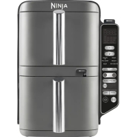 Мультипіч Ninja Double Stack XL 2-Level Hot Air Fryer 9,5 л with Smart Cook System (SL451EU) Diawest
