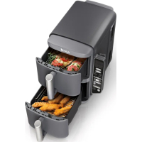 Мультипіч Ninja Double Stack XL 2-Level Hot Air Fryer 9,5 л with Smart Cook System (SL451EU) Diawest