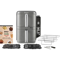 Мультипіч Ninja Double Stack XL 2-Level Hot Air Fryer 9,5 л with Smart Cook System (SL451EU) Diawest
