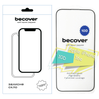 Скло захисне BeCover Apple iPhone 16e 10D Black (713235) Diawest