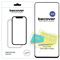 Скло захисне BeCover Tecno Spark 30 Pro (KL7) 10D Black (713166) Diawest