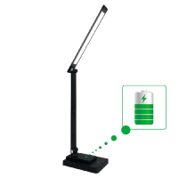 Настільна лампа Євросвітло LED акумуляторна Ridy-10-2-PWR 10 Вт чорна Diawest