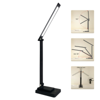 Настільна лампа Євросвітло LED акумуляторна Ridy-10-2-PWR 10 Вт чорна Diawest