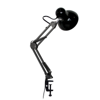 Настільна лампа Євросвітло Ridy-027 E27 зі струбциною чорна Diawest