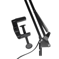 Настільна лампа Євросвітло Ridy-027 E27 зі струбциною чорна Diawest