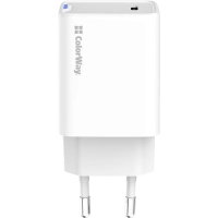 Зарядний пристрій ColorWay GaN Mini 45W PD Port PPS USB-C white (CW-CHS057PD-WT) Diawest