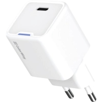 Зарядний пристрій ColorWay GaN Mini 35W PD Port PPS USB-C white (CW-CHS056PD-WT) Diawest