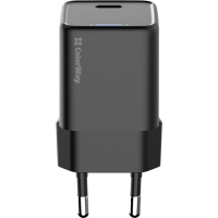 Зарядний пристрій ColorWay GaN Mini 25W PD Port PPS USB-C black (CW-CHS052PD-BK) Diawest