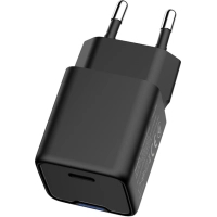 Зарядний пристрій ColorWay GaN Mini 25W PD Port PPS USB-C black (CW-CHS052PD-BK) Diawest