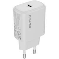 Зарядний пристрій Canyon OnCharge 200 20W 1xPD EU White (CNE-CHA200-01) Diawest