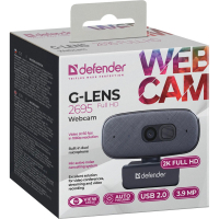 Веб-камера Defender G-lens 2695 FullHD 2K 1520p Black (63195) Diawest