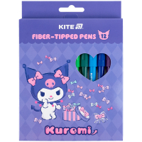 Фломастери Kite Kuromi 12 кольорів (HK25-447-2) Diawest