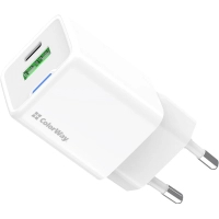 Зарядний пристрій ColorWay GaN Mini 35W PD Port PPS USB (Type-C PD + USB QC4.0) white (CW-CHS055PD-WT) Diawest
