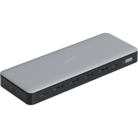 Порт-реплікатор Digitus USB-C > 3xHDMI/2xDP/4xUSB-A/USB-C/RJ54/DC/Audio (DA-70918) Diawest