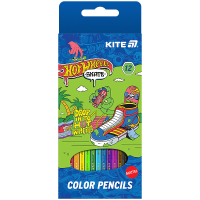 Олівці кольорові Kite Hot Wheels HW-2, 12 кольорів (HW25-051-2) Diawest