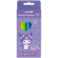 Олівці кольорові Kite Kuromi. HK-2 12 кольорів (HK25-051-2) Diawest
