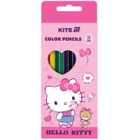 Олівці кольорові Kite Hello Kitty двосторонні, 12 шт. 24 кольори (HK25-054-1) Diawest