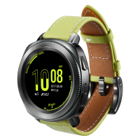Ремінець до смарт-годинника Samsung Gear Classic Leather Olive-Green (GP-R600BREEBAE) Diawest