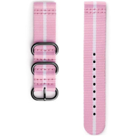 Ремінець до смарт-годинника Samsung Gear Premium Nato Pink-White (GP-R600BREECAE) Diawest